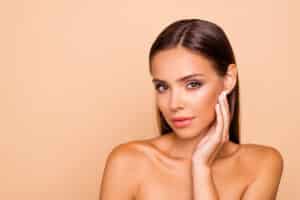 Woman after Lumecca treatment in Plano, TX