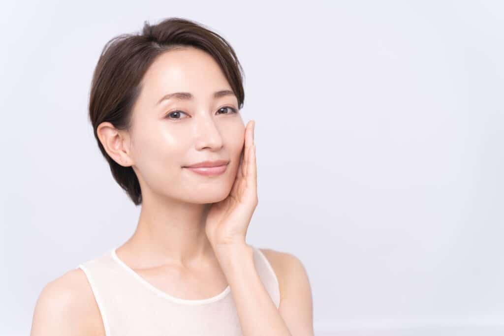 Woman with clear, smooth skin after Forma Facial in Plano, TX